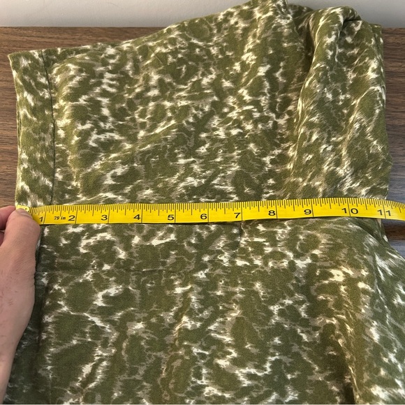 Selected Femme Chic Olive Patterned Women's Trousers 34 - Picture 8 of 11